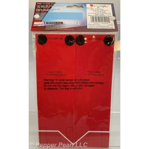 Spider-Man kids costume web shooter cuffs for Halloween - Picture 2 of 2